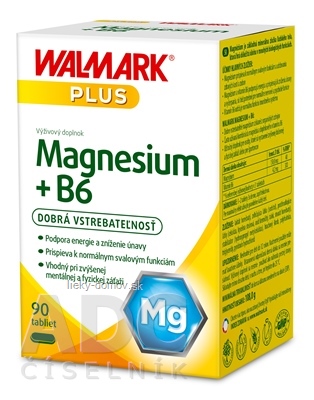 WALMARK Magnesium + B6 tbl 1x90 ks