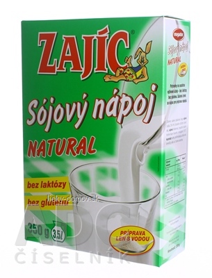 ZAJÍC SÓJOVÝ NÁPOJ NATURAL práškový 1x350 g