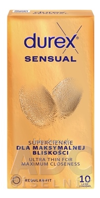 DUREX Sensual kondóm 1x10 ks