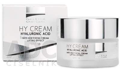 GALENIA HY CREAM HYALURONIC ACID omladzujúci a ochranný krém s HA 1x50 ml