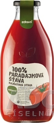 zdravo 100% PARADAJKOVÁ ŠŤAVA 1x0,75 l