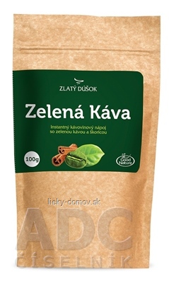 Zlatý Dúšok Zelená Káva instantný kávovinový nápoj so škoricou 1x100 g