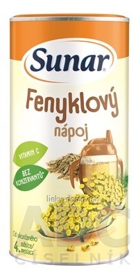 Sunar Rozpustný nápoj Feniklový v prášku (od ukonč. 4. mesiaca)(inov.2023) 1x200 g