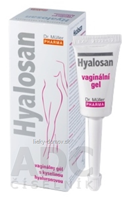 Dr. Müller HYALOSAN vaginálny gél s kyselinou hyaluronovou, tubičky 10x7,5 ml