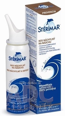 STERIMAR Cu Prevencia Pri náchylnosti k nádche nosový sprej s obsahom morskej vody a medi 1x50 ml
