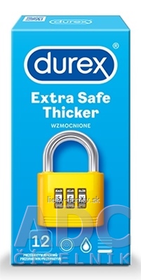 DUREX Extra Safe kondóm 1x12 ks