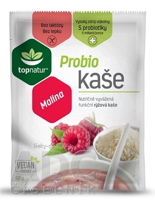 topnatur Probio KAŠA Malina instantná ryžová kaša 1x60 g