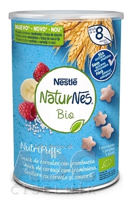 Nestlé NaturNes BIO Chrumky Malinové ryžovo-pšeničné (od ukonč. 8. mesiaca) 1x35 g