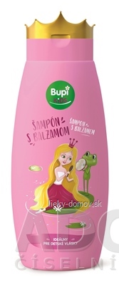 Bupi KIDS Šampón s balzamom ružový 1x250 ml