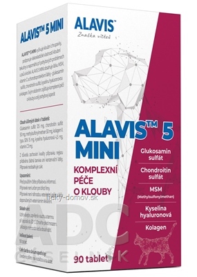 ALAVIS 5 MINI tbl pre psy a mačky 1x90 ks