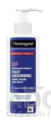 NEUTROGENA NR Rýchlo sa vstrebávajúci krém na ruky 1x150 ml