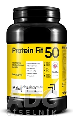 kompava PROTEIN Fit 50 prášok, s príchuťou čokoláda, 1x2000 g