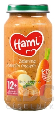 Hami príkrm Zelenina s teľacím mäsom (od ukonč. 12. mesiaca) 1x250 g