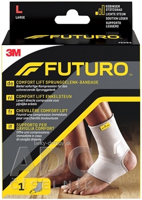 3M FUTURO Comfort bandáž na členok [SelP] veľkosť L, ľahká opora, (76583) 1x1 ks