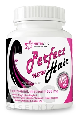 NUTRICIUS Perfect HAIR new tbl (metionín 500 mg) 1x100 ks