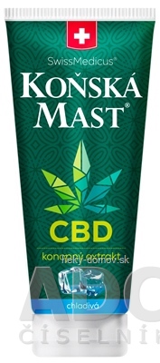 KONSKÁ MASŤ s CBD chladivá bylinný balzam 1x200 ml