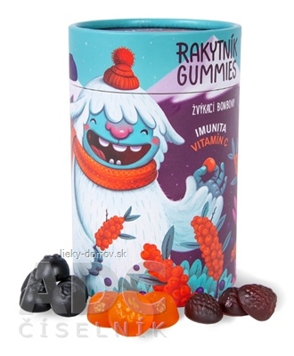 HIMALYO RAKYTNÍK GUMMIES IMUNITA žuvacie cukríky 2x30 ks (60 ks)