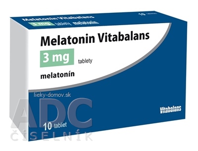 Melatonin Vitabalans 3 mg tablety tbl (blis.PVC/Al) 1x10 ks