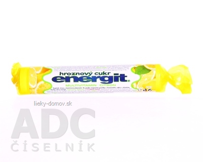 energit hroznový cukor MULTIVITAMÍN - CITRÓN pastilky 1x17 ks (37,4 g)