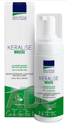 GALENIA KERALISE MOUSE čistiaca pena na tvár, maz a nečistoty 1x150 ml