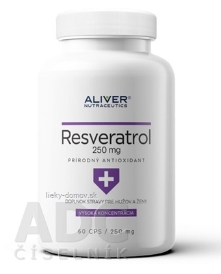 ALIVER Resveratrol cps 1x60 ks