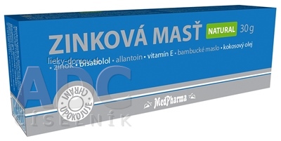 MedPharma ZINKOVÁ MASŤ NATURAL 1x30 g