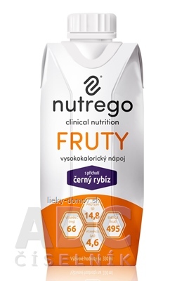 Nutrego FRUTY s príchuťou čierna ríbezľa 1x330 ml