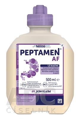 PEPTAMEN AF sol, enterálna výživa 1x500 ml