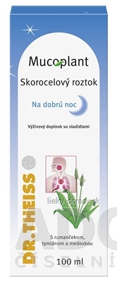 Mucoplant Skorocelový roztok Na dobrú noc 1x100 ml