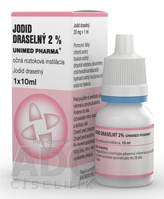 JODID DRASELNÝ 2 % UNIMED PHARMA int opo (fľ.PE) 1x10 ml