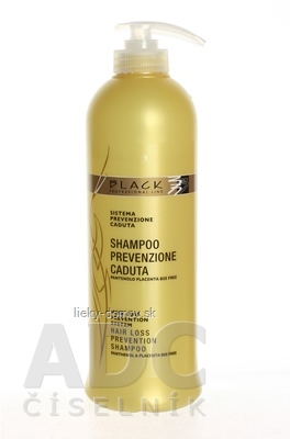 BLACK SHAMPOO PREVENZIONE šampón s placentou 1x500 ml