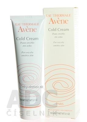 AVENE COLD CREAM krém na veľmi suchú citlivú pokožku 1x100 ml