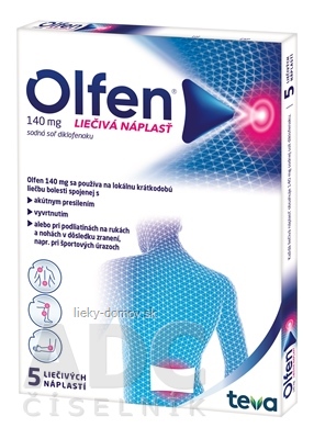 Olfen 140 mg emp med (vre.papier/PE/Al/kopol.etylénmetakryl. kys.) 1x5 ks