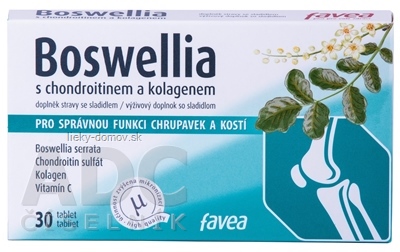 favea BOSWELLIA s chondroitínom a kolagénom tbl 1x30 ks