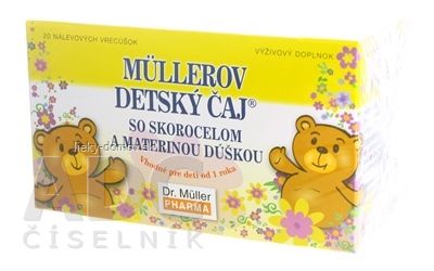 Müllerov DETSKÝ ČAJ bylinný čaj 20x1,5 g (30 g)