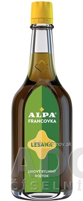 ALPA LESANA FRANCOVKA liehový bylinkový roztok 1x160 ml