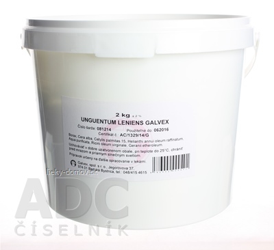 UNGUENTUM LENIENS GALVEX ung 1x2000 g