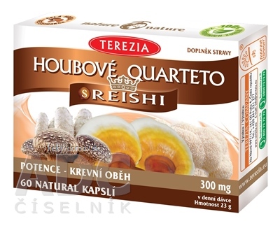 TEREZIA HUBOVÉ QUARTETO s REISHI 60 cps 1x60 ks