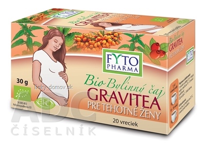 FYTO Bio Bylinný čaj GRAVITEA PRE TEHOTNÉ ŽENY nálevové vrecká 20x1,5 g (30 g)