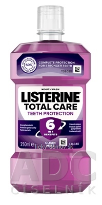 LISTERINE TOTAL CARE TEETH PROTECTION ústna voda 1x250 ml