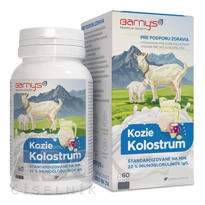 Barnys Kozie Kolostrum cps 1x60 ks