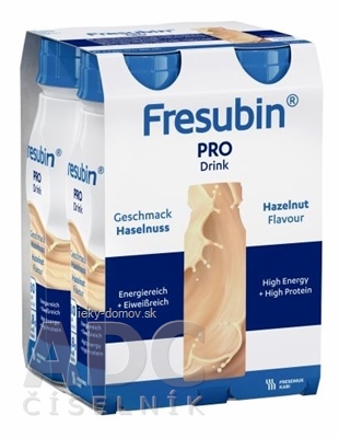 Fresubin PRO Drink príchuť lieskovooriešková, sol 24x200 ml