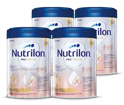 Nutrilon 2 Profutura DUOBIOTIK následná dojčenská výživa (6-12 mesiacov) 4x800 g (3200 g)