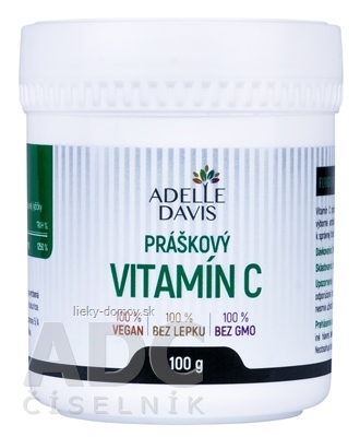 Adelle Davis Práškový VITAMÍN C 1x100 g