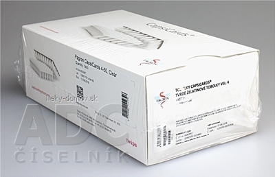 CapsiCards žel. kapsuly vel´. 4 - FAGRON transparentné 1400 ks kartón 28x50 ks (1 bal.), 1x1 set