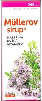 MÜLLEROV SIRUP S MATERINOU DÚŠKOU A VIT. C 1x245 ml