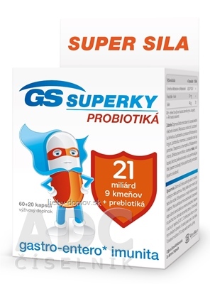 GS SUPERKY PROBIOTIKÁ cps 60+20 (80 ks)