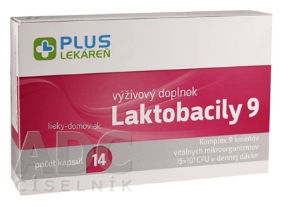 PLUS LEKÁREŇ Laktobacily 9 cps 1x14 ks