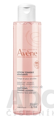 AVENE Upokojujúce pleťové tonikum citlivá pleť a oči 1x200 ml