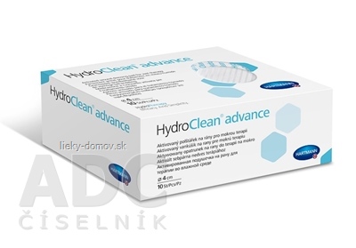 HydroClean advance vankúšik na rany kruh (priemer 4 cm) 1x10 ks